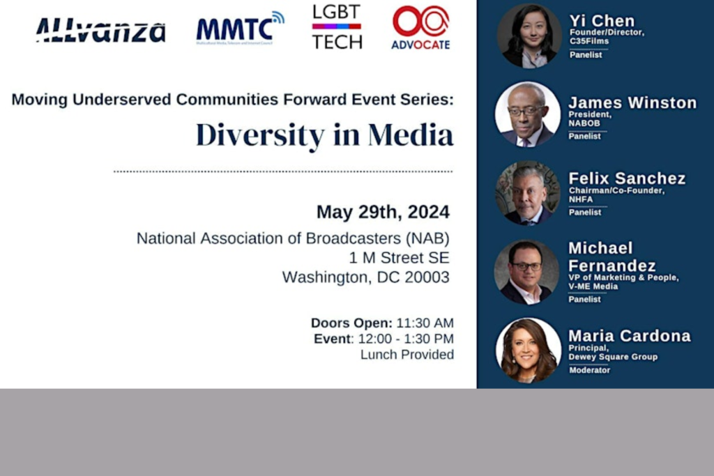 NABOB President Jim Winston to Speak on Moving Underserved Communities Forward Event Series: Diversity in Media Panel
